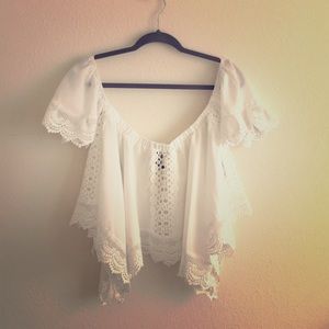Peasant Blouse / Crop Top